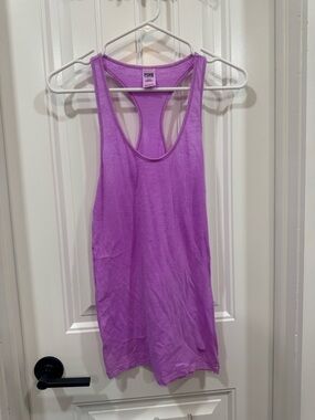PINK Victoria's Secret Lavender Racerback Tank